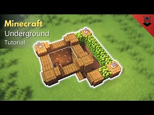 Minecraft: How to Build a Simple Underground House | Starter Base (Tutorial)