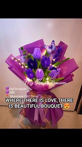 11K views · 17 reactions | Purple/lavender tulips flower bouquet...