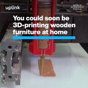 6.1K views · 103 reactions | This method of 3D printing could make wood sturdy enough to be used for furniture or parts of buildings in the future. Submit your solution for sustainable forest management on UpLink: https://bit.ly/3HIgR6o UpLink - World Economic Forum Manulife 1t.org American Forests EcoTree European Forest Institute (EFI) US Endowment for Forestry and Communities The Hebrew University of Jerusalem | World Economic Forum | Facebook
