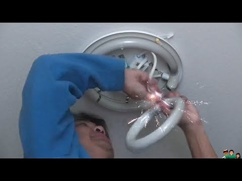 How to change Circline Fluorescent Light Bulb