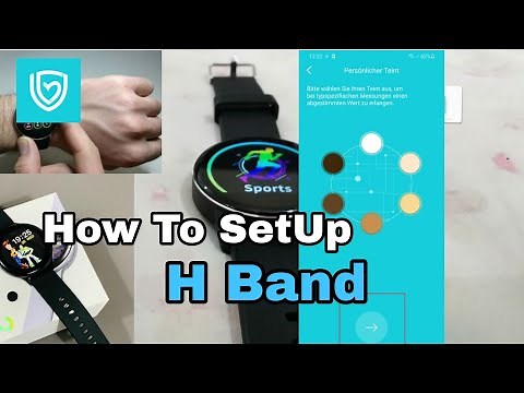 How To SetUp H Band Smart Watch