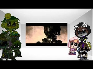 Afton's Family and ??? reacts to || Our Little Horror Story & Your Going Down || by Sonar