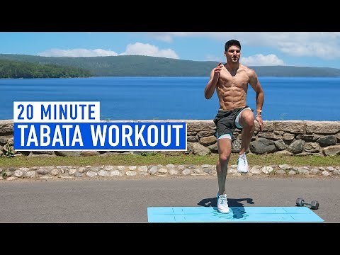 20 MINUTE | TABATA WORKOUT | Full Body | One Dumbbell | Warm-Up, Strength & Cardio (w/ Ash Crawford)