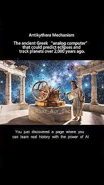 The Antikythera Mechanism: The 2000-Year-Old Greek Computer! #AntikytheraMechanism