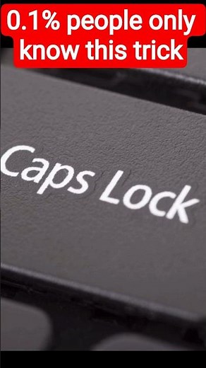 🔠 CAPS LOCK Key Use | Keyboard Shortcut Explained 💻 #shorts #viral #education #computertips