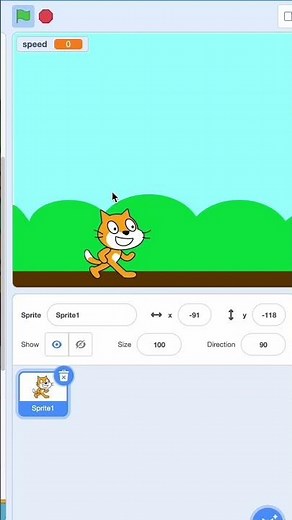 how to make sprite to jump in scratch#shorts #coding #scratch #trending #animation #video #jumping
