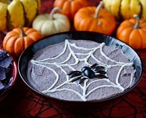 6.9K views · 272 reactions | Spider Web Bean Dip: Confession time. I am terrible at crafts and things like cake decorating. So if I can make this Halloween-inspired spider web design look half-way decent, so can you! Luckily it doesn't have to be perfect to be fun and delicious.  #spooky #dip #healthy #recipe #homemade #delicious #halloween #cooking https://www.elliekrieger.com/recipe/spider-web-dip/ | Ellie Krieger | Facebook