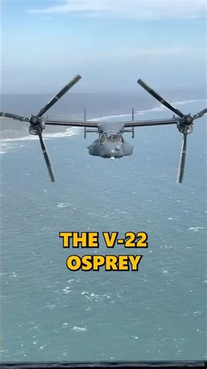 V-22 Osprey: The Hybrid Beast of the Sky! 🚁🔥 #shorts