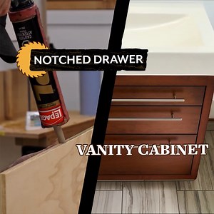 Building Notched Drawers For The Vanity Cabinet! | John Heisz - I Build It