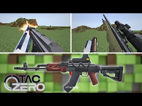 🔥 INSANE GUN MOD for Minecraft PE 1.21+ (Realistic Weapons!) 🔫