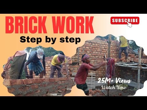 How to Lay Bricks Like a Pro | Step-by-Step Tutorial | Perfect Brick Wall: Step-by-Step 🧱