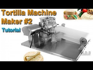 Tortilla Machine Maker #2 Tutortial VIDEO- How to make tortillas Corn Tortilla Press Maquina