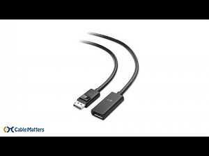 Cable Matters Active DisplayPort™ 1.4 Extension Cable