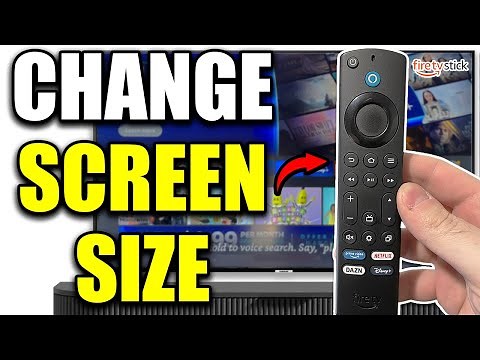 How To Change Screen Size & Aspect Ratio on Firestick 4k Max!