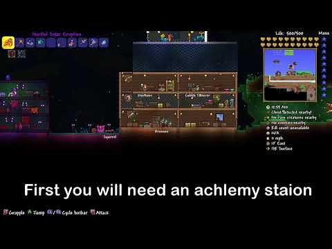 Terraria Wormhole potion tutorial