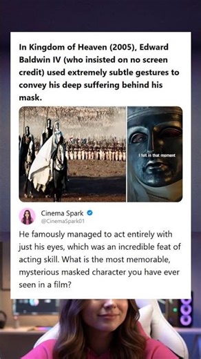 Kingdom of Heaven 2005 Edward Baldwin IVs Subtle Acting Conveyed Suffering Behind His Mask