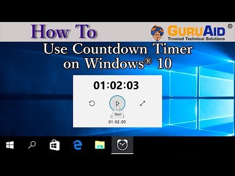 How to Use Countdown Timer on Windows® 10 - GuruAid