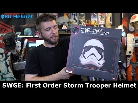 Star Wars Galaxy's Edge: First Order Storm Trooper Helmet Review ( $80 )