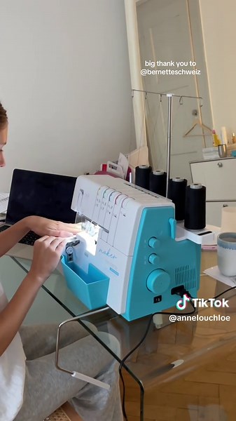 unboxing my new overlock- and coverlockmachine from @bernette Switzerland 🌟 #bernette #sewing #overlockmachine #sewingtiktok #fyp