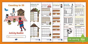 Counting to 20 Activity Booklet (Ages 4-5)