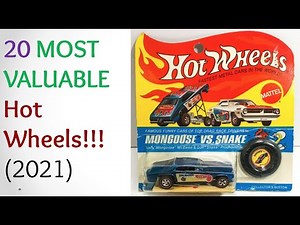 20 Most Valuable HOT WHEELS in 2021!