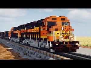 Minecraft BNSF H2 SD70MAC Tutorial
