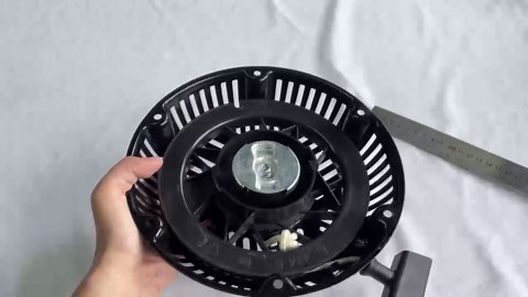 Amazon.com : WOTIAN Recoil Starter 797747 Compatible with B&S Pull Start Assembly 797747 for 420cc Generator Black 6 Holes with 160cm Rope : Patio, Lawn & Garden