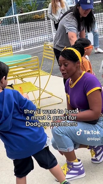 We’re going to need a couple extra innings⚾️🥜🍿 #blippi #blippiofficial #blippitok #meekah #dodgersbaseball #dodgers #baseball