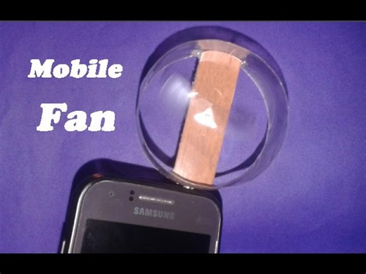 DIY mini fan for your smartphone: Easy portable cooling project!