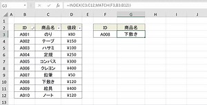 【エクセル】INDEX関数とMATCH関数で対応値を検索する方法 – COMMAND LAB -TECH