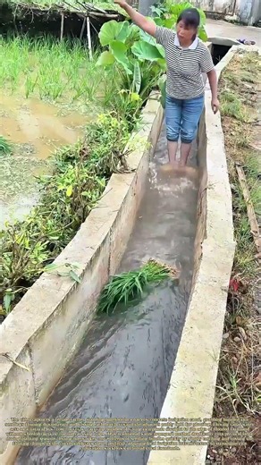 Canal Floating Seeding: Farmers Transport Rice Seedlings Along Irrigation Waterways