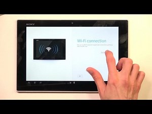 How to Set Up Sony Xperia Tablet Z / First set up on Sony Xperia Tablet Z