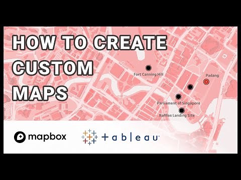 How to create a custom Mapbox map and use in a Tableau dashboard
