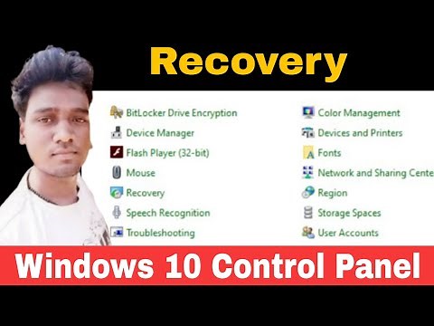 Recovery in windows 10 control Panel | Recovery | The AB
