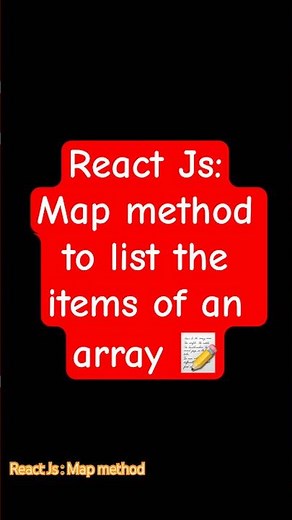 React map() Method Example