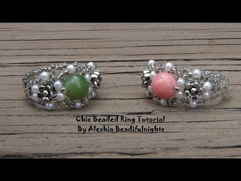 Chic Beaded Ring Tutorial