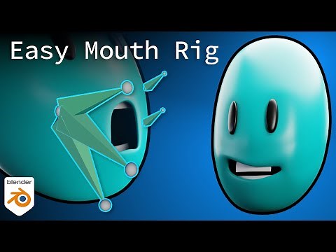Easy Mouth Rig in Blender