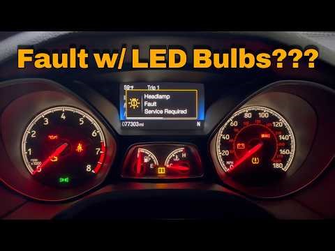 How To: Use ForSCAN to Clear Headlight Warning After Changing to LEDs- Focus ST