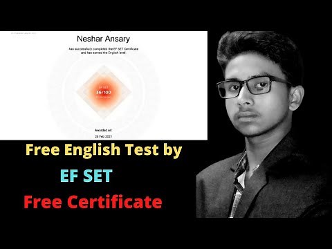 Free English Test by EF SET || Free Certificate || 50 mnt Test || English Test ||