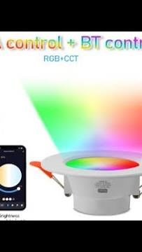 Tuya app and Bluetooth control bulb and down-lights | smart lighting