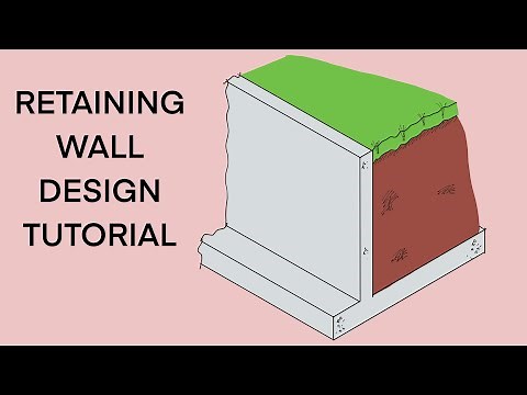 How to design a reinforced concrete retaining wall - Structural Engineering
