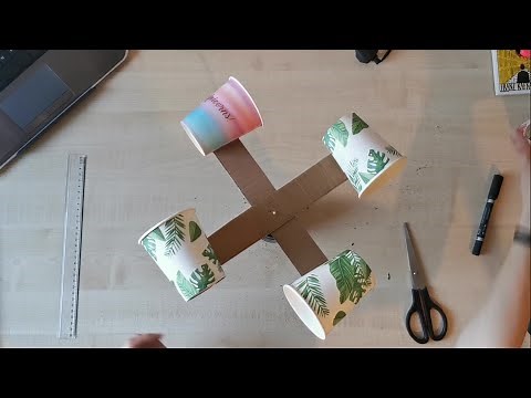 STEM activity WIND ANEMOMETER for kids