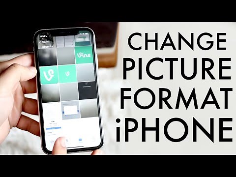 How To Change ANY Picture Format On iPhone!