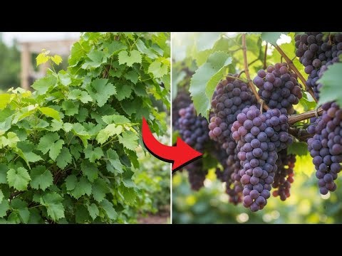 Grow Tons of Grapes, Not Leaves - Do This For an Endless Grape Harvest!