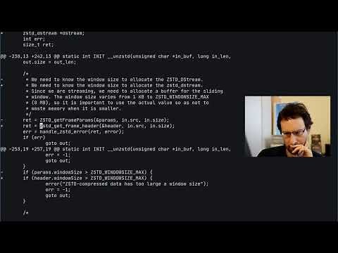 Watch kernel developer do Linux kernel development ;-)