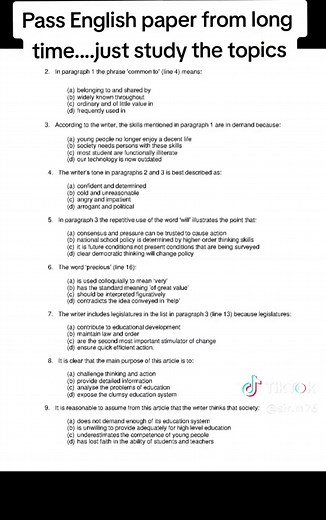 JDF English Test Preparation Guide