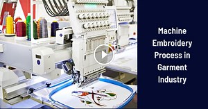 Machine Embroidery Process In Garment Industry - Textile Details