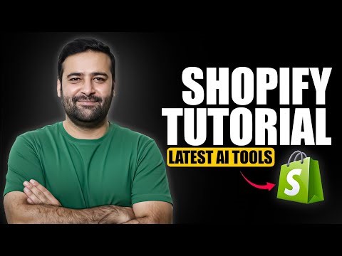 Shopify Tutorial For Beginners 2026 - with AI (Step-by-step)
