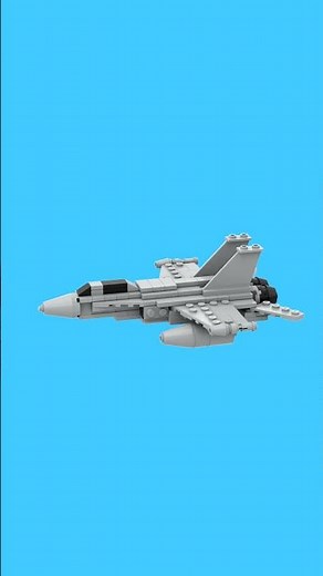 LEGO F-18 Hornet Jet Fighter MOC