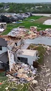 740K views · 8.8K reactions | Aerial footage shows the aftermath of a tornado in Elkhorn, Nebraska. | The Weather Channel | Facebook